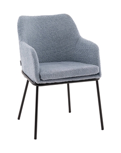 Стул с подлокотниками Кози new ткань букле синий Stool group