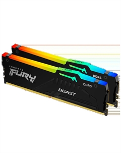 Оперативная память KINGSTON FURY Beast RGB DIMM DDR5 16GB (2x8GB) 5600 MHz (KF556C36BBEAK2-16) Kingston