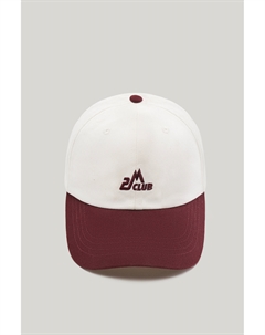 Кепка с вышивкой бордового цвета 2mood