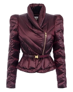 Стеганый пуховик, красный Elisabetta franchi