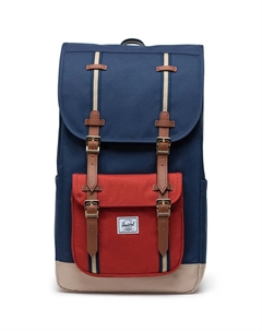 Экологичный унисекс-рюкзак зеленого цвета объемом 30 литров с отделением для ноутбука, темно-синий Herschel