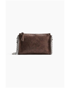 Сумка через плечо в потертом виде, коричневый H&m