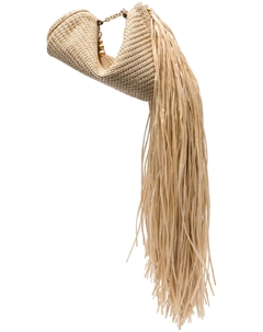 Клатч Viera из рафии, нейтральный Cult gaia