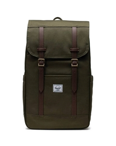 Экологичный унисекс-рюкзак зеленого цвета объемом 23 литра с отделением для ноутбука, военный зеленый Herschel