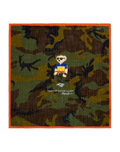 Шарф с принтом, зеленый Polo ralph lauren