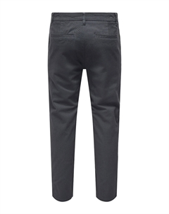 Мужские классические брюки в китайском стиле slim fit, серый Only & sons