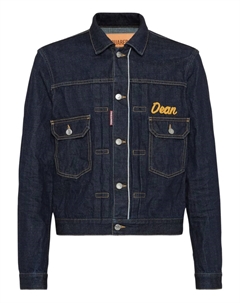 Джинсовая куртка Rebel, синий Dsquared2