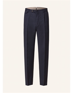 Костюмные брюки silvi extra slim fit со льном, синий Windsor