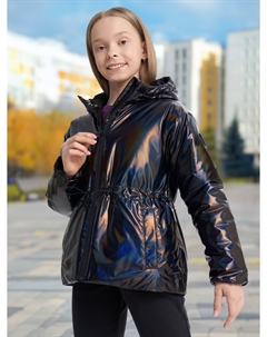 Куртка утепленная для девочек, Черный Demix