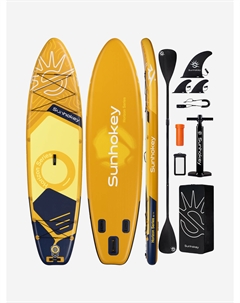 SUP-доска Horizon Yellow 11', надувная, универсальная, 335х86х15 см, до 190 кг, Желтый Sunhokey