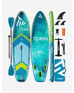 SUP-доска Wave Rhythm AQUA 10'6", надувная, универсальная, 320х84х15 см, до 176 кг, Голубой Tcirmo