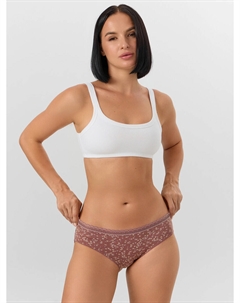 Трусы слипы женские розовые с кружевом Mark formelle