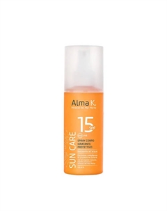 Спрей для тела защитный увлажняющий SPF 15 Sun Care 150 Alma k.