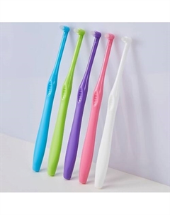 Монопучковая зубная щетка для брекетов набор 5 штук Zerberg