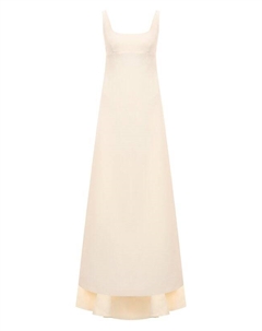 Платье из шерсти и шелка Valentino