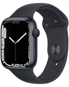 Часы Apple Watch Series 7 45mm Midnight Aluminium Case with Midnight Sport Band