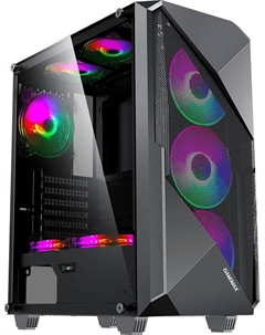 Корпус eATX REVOLT черный, без БП, с окном, USB 3.0, USB 2.0, audio Gamemax