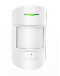 Датчик CombiProtect 7170.06.WH1 комбинированный движения и разбития стекла с иммунитетом к животным. Цвет белый. Ajax