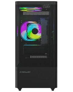 Компьютер TECLAST G03 Ryzen 5 7500F/32GB/1TB SSD/RTX 5070 12GB/GBitEth/WiFi/BT/750W/Win11Pro/черный Teclast
