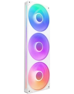 Вентилятор для корпуса F360 RGB Core RF-U36HF-W1 120mm, 75.12CFM, 30dBA, 2400rpm, White Nzxt