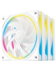 Вентилятор для корпуса FL12 SE WH 3IN1 120x120x25mm, 4-pin PWM, ARGB, 400-1900rpm, белый, C Deepcool