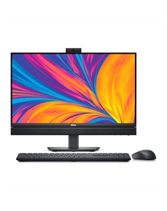 Моноблок 23.8'' Dell Optiplex 7420 i5-14500T/8GB/256GB/1920x1080/wireless kbd/wireless mouse/GbitEth/WiFi/BT/cam/Linux Ubuntu/black