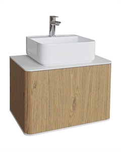 Тумба с раковиной Ноттвиль 60 444538 подвесная Дуб верона Stworki