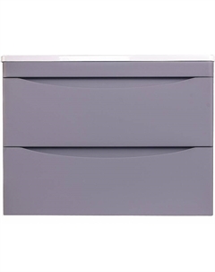 Тумба под раковину Бергамо 70 СС-00002319 подвесная Серая антискрейч Style line