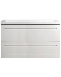 Тумба под раковину AM-Platino-1000-2C-SO-BL подвесная Белый глянец Art&max