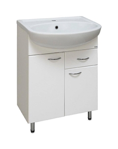 Тумба под раковину Уют 60 00000000501 Белая Runo