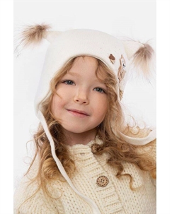 Шапка из смесовой шерсти с декором Totti