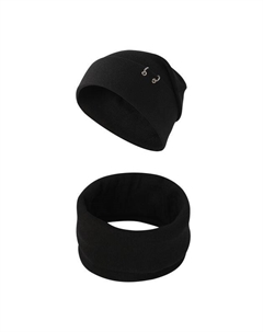 Комплект хлопковый из шапки и шарфа-снуда Hatparad