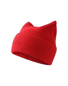 Шапка с отворотом и ушками Hatparad