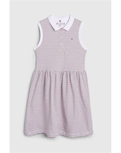 Платье хлопковое без рукавов в полоску Tommy hilfiger