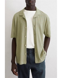 Рубашка хлопковая с коротким рукавом Marc o'polo