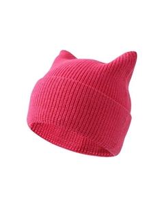 Шапка с отворотом и ушками Hatparad