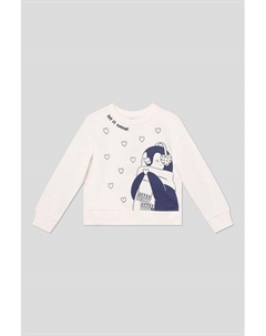 Свитшот хлопковый с принтом Ovs