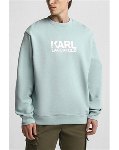 Свитшот хлопковый с логотипом Karl lagerfeld