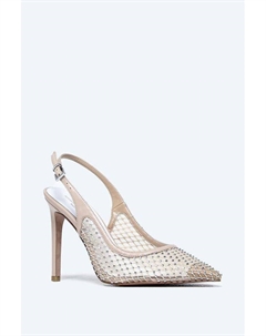 Туфли на каблуке со стразами Vitacci