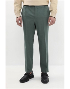 Брюки из шерстяного поплина Hugo