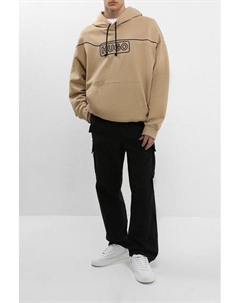 Брюки карго свободного кроя из хлопка рипстоп Hugo