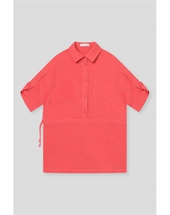 Платье-туника хлопковое с коротким рукавом Choupette