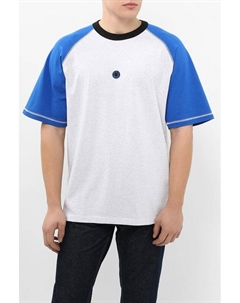 Футболка хлопковая с логотипом Hugo blue