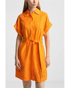 Платье с коротким рукавом с шитьем Desigual