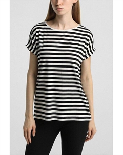 Футболка из смесового хлопка в полоску S.oliver