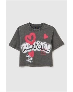 Футболка хлопковая с принтом Ovs