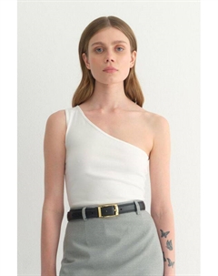 Топ хлопковый асимметричного кроя Laroom