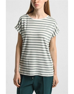Футболка из смесового хлопка в полоску S.oliver