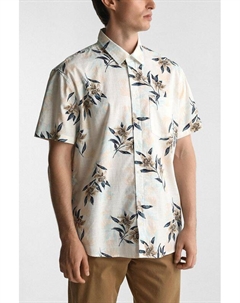 Рубашка хлопковая с коротким рукавом с принтом Blend