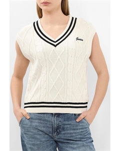 Жилет вязаный текстурный Guess